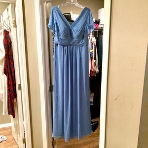 Dusty Blue Bridesmaid Dress size 18